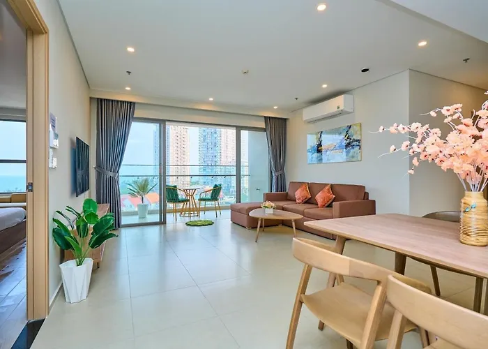 THE SONG- CĂN HỘ DU LỊCH 5SAO- FREE hồ bơi- Gần biển - LUXYRY PALM HOME