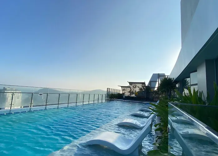 Căn Hộ Ban Công Hướng Biển - FREE HỒ BƠI VÔ CỰC, SAUNA, GYM, KARAOKE, BBQ - The Sóng Vũng Tàu !