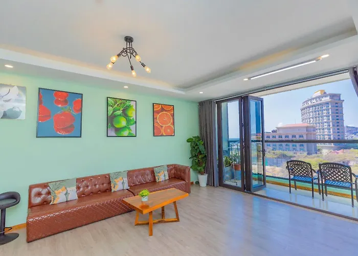 Căn Hộ 2 OaSky View biển 3 Phòng 5 Giường- Oasky Sea View Apartment